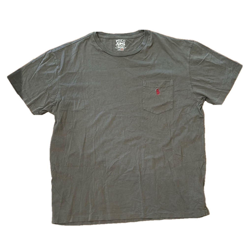 Polo Ralph Lauren grey logo tee, medium